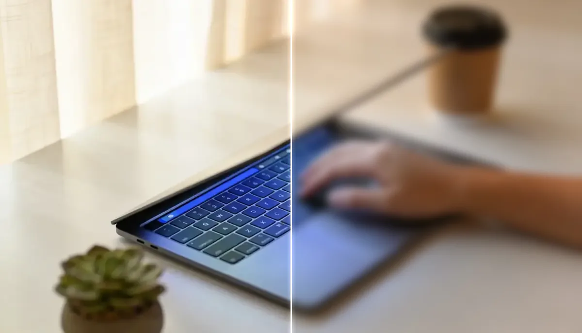 Comparison of compressed PDF quality settings showing sharp vs blurry text